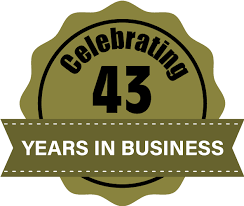 Celebrating 43 Years in Business